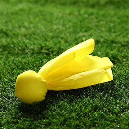 6 Pieces Football Referee Flag Tossing Flags Football Penalty Flag Footballs Challenge Flags for Party Accessory, Yellow