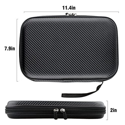 Rintifia® Ping Pong Paddles Case - Hard Shell Table Tennis Paddle Storage Bag for 2 Paddles & Multiple Balls - Anti-Drop, Anti-Wear - Great Gift for Table Tennis Lovers