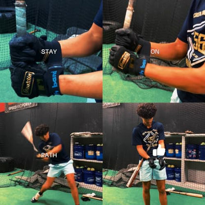 Applied Vision Sports Swing Bands Baseball/Softball Swing Trainer Aid - Equipment for Batting and Hitting