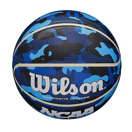 WILSON NCAA Legend Basketballs - Size 5, Size 6 and Size 7 - color: Blue Camo, size: Size 5 - 27.5"