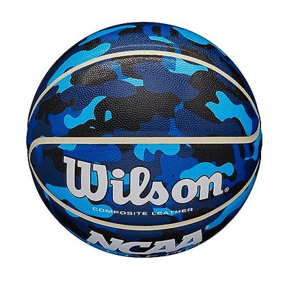 WILSON NCAA Legend Basketballs - Size 5, Size 6 and Size 7 - color: Blue Camo, size: Size 5 - 27.5"