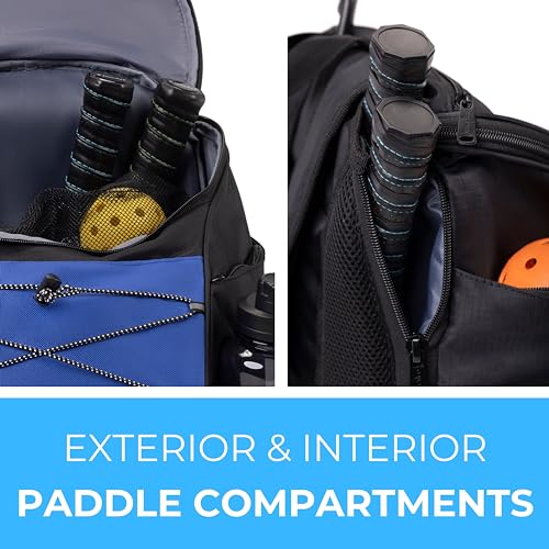 Athletico Pro 42L Pickler Pickleball Backpack (Blue) - color: Blue