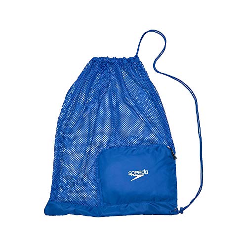 Speedo Drawstring Ventilator Mesh Equipment Bag - color: Imperial Blue