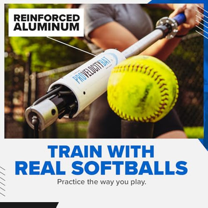 ProVelocity Softball Swing Trainer, Increases Bat Speed, Improves Swing Mechanics, Resistance Training