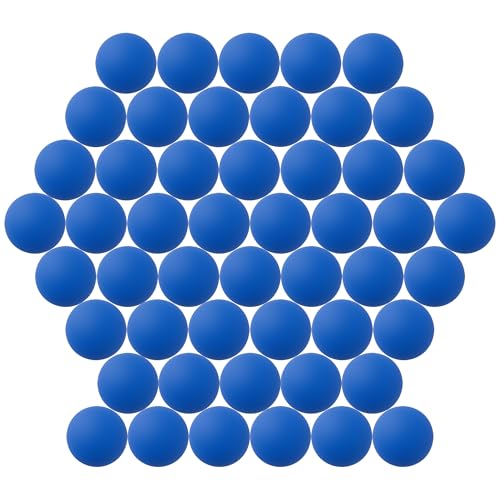 40MM Ping Pong Balls, 50 or 80 Pack Assorted Colored Plastic Balls for Beer Pong, Arts and Craft - color: Navy blue-50pcs