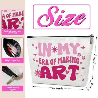 Artists Makeup Bag, In My Era of Making Art Cosmetic Bag for Purse, Gifts for Art Teachers, Painters & Art Lovers - color: multicolor0204