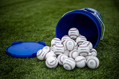 Rawlings | Ultimate Practice Baseballs | Youth/High School/College | Added Lifespan + Weather Resistant | Dozen & Bucket Options - color: White - Youth/Bucket of 30, size: Bucket of 30