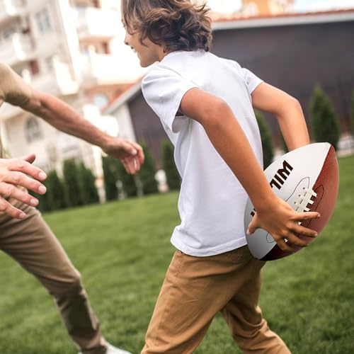 EDSG Custom Football Groomsmen Gifts 2026 Graduation Gifts for Him High School Personalized Footballs Junior Footballs Class of 2026 Full 12-Inch Football Gifts for Coach Dad Fan Birthday - color: Design 3