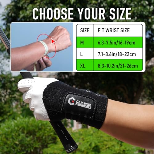 GAIARENA Golf Training Aid Wrist Hinge Trainer Brace, Effective Golf Swing Training Aids, Correct Wrist Angle Swing Posture & Develop Muscle Memory for Beginner【Patent Pending】