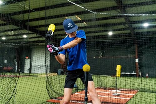 Baseball & Softball Swing Trainer and 12 Durable Foam Balls, Boost Your Bat Speed by Up to 20+ MPH, Unlock Swing Speed Increases. Great Gift for Baseball and Softball - color: Red, size: Aero Bat Standard+12 Soft Training Balls