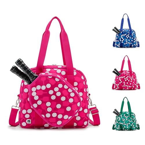 ROYALFAIR Pickleball Bag, Pickleball Tote Bag high-capacity Adjustable Shoulder Strap for Pickleball Paddle Shoulder Bag, Pickleball Bag for Women Men