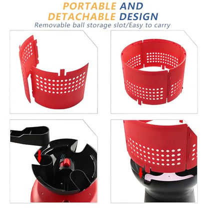 Table Tennis Ball Trainer,w/Removable Ball Storage,Automatic Ping Pong Robot Launcher,Stable Performance,for Beginners and Enthusiasts 100Balls