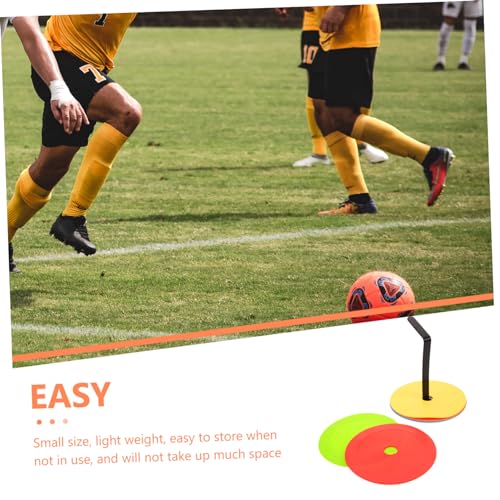 VANZACK 1set Football Training Sign Discs Brightly Markers for Soccer Basketball and Agility Drills Pe and Material Lightweight Stackable Design for Easy Storage