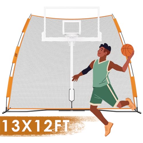 MR Basketball Defense Return Net, Basketball Yard Guard Defensive Net, Sports Defender Net, Adjustable Return Net, Backstop Net Portable Barrier Net, Rebounder Safety Backstop Barricade
