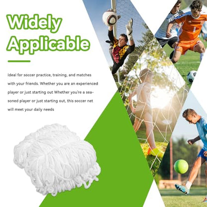 Soccer Goal for Backyard, 10 * 6.5ft Soccer Goal Net, Soccers Replacement Goal Nets, Portable Kids Training Soccers Net for Sports Match Training