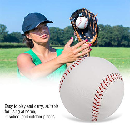RiToEasysports Training Softballs, Sports Practice Softballs Soft Filling Practice Trainning PVC Hand Sewing Softball