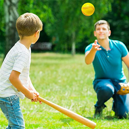 HyDren 100 Pack Mini Softball Stress Ball Foam Sports Balls Softball Party Favors Small Baseball Stress Ball for School Carnival Sport Party Decorations Birthday (4cm)