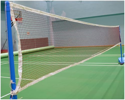 Badminton Net Nylon Portable Tennis Net Set - for Tennis Sport Net for Indoor/Outdoor, Backyard,Schoolyard,Garden, 20 FT x 2.5 FT (Without Frame)