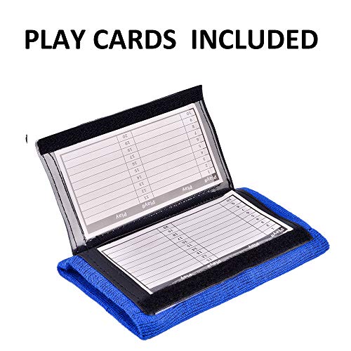 Quarterback (QB) 3 Sheet Play Wristband Youth Perfect for Football Plays, Softball Signs & Baseball (20 Pack) - color: Blue