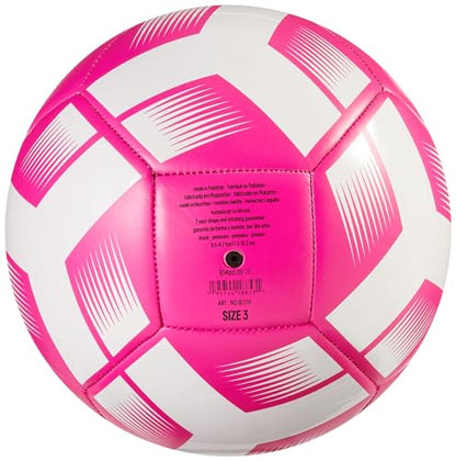 adidas Starlancer Club Soccer Ball - color: Team Shock Pink/White, size: 5