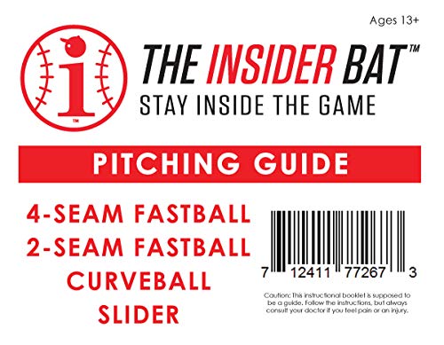 Baseball Pitching Trainer Ball Kit Bundle - Pitch Training Baseball with Detailed Grip Instructions