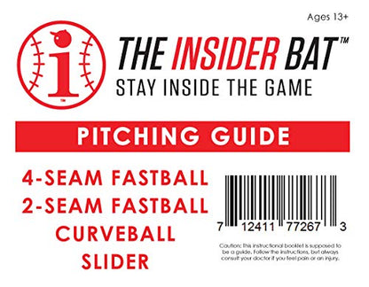Baseball Pitching Trainer Ball Kit Bundle - Pitch Training Baseball with Detailed Grip Instructions
