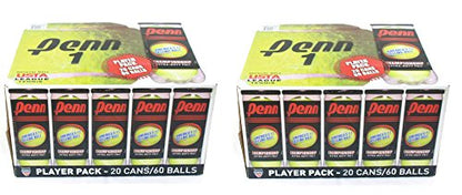 Penn Tennis Ball cans Set - color: Yellow, size: 40 Cans