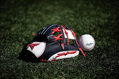 Easton | PROFESSIONAL YOUTH Baseball Glove | 10" | LHT | Navy/White/Red | I Web | PY10BR