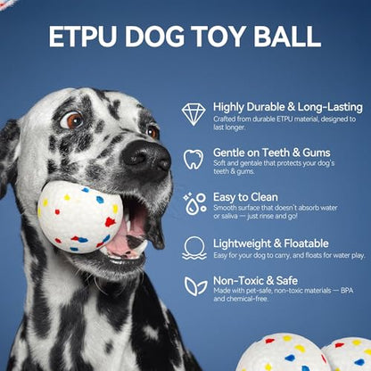 ALL FOR PAWS Automatic Dog Ball Launcher with 2.5in EPTU Balls, Ball Thrower for Medium to Large Dogs, Interactive Dog Fetch Toy for Mental & Physical Exercise - size: Max Size-EPTU Balls