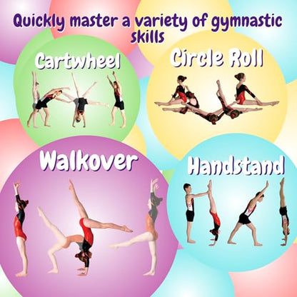Shuffle Up Gymnastics Games Skills Pack - Family Games with 22 New Fun & Active Skills Cards for Kids, Gymnastics Equipment for Kids, Gymnastics Gifts for Girls & Boys - style: Gymnastics Skills Pack
