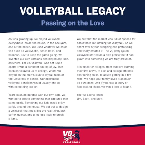 Soft Volleyball - Foam, Silent, No-Deflate, Durable Indoor Volleyball for Training, Games & Practice - Soft on Arms, Safe for House - color: Red, White, & Blue