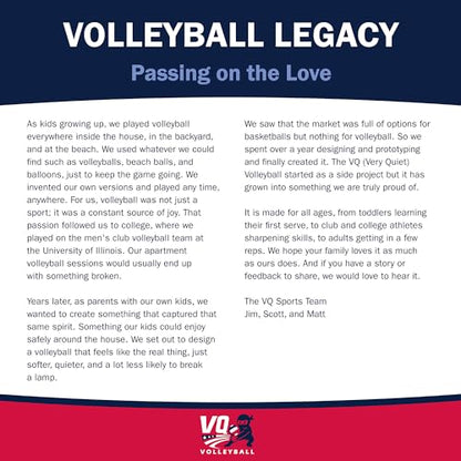 Soft Volleyball - Foam, Silent, No-Deflate, Durable Indoor Volleyball for Training, Games & Practice - Soft on Arms, Safe for House - color: Red, White, & Blue