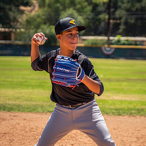 Easton | Future Elite Youth Baseball Glove - color: H-Web | Royal / White, size: 11" | Utility
