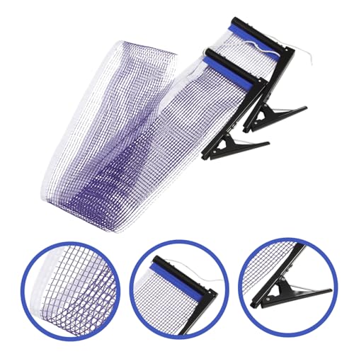 WOONEKY 1set Portable Table Tennis Net Rack Easy Setup for Lightweight and Compact Design for Family and Friends Fun