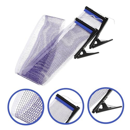 WOONEKY 1set Portable Table Tennis Net Rack Easy Setup for Lightweight and Compact Design for Family and Friends Fun