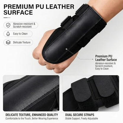Pickleball Wrist Stabilizer with Metal Support - Pickleball Wrist Brace for Men and Women, Tennis & Golf Training Aid, Reduces Fatigue & Improves Control