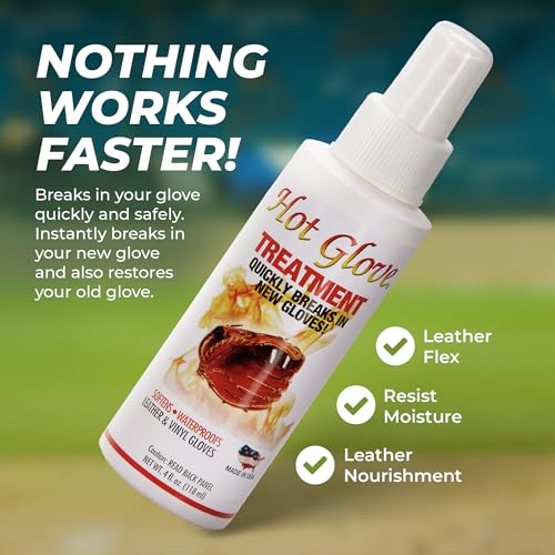 Hot Glove Break-in Kit Glove Care Management System - Break in Kit for Baseball and Softball Gloves