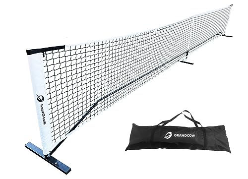 Pickleball Nets, 22 FT Regulation Size Portable Outdoor Picklenet Tennis Net with Carrying Bag for Driveway Backyards