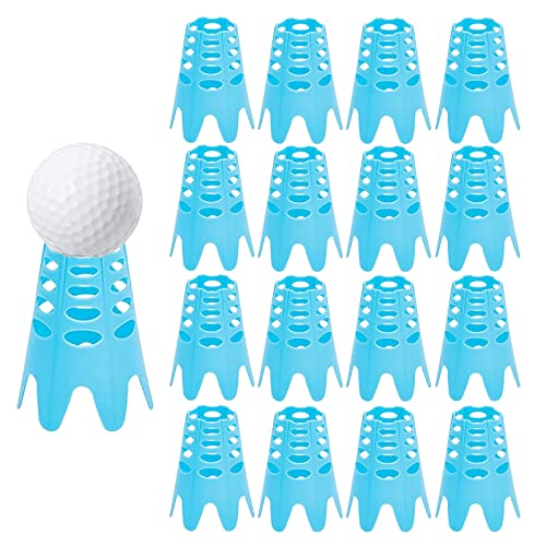 Golf Simulator Tees, Indoor Golf Tees for Simulator, Plastic Practice Golf Mat Tees for Winter Turf and Driving Range - color: Blue