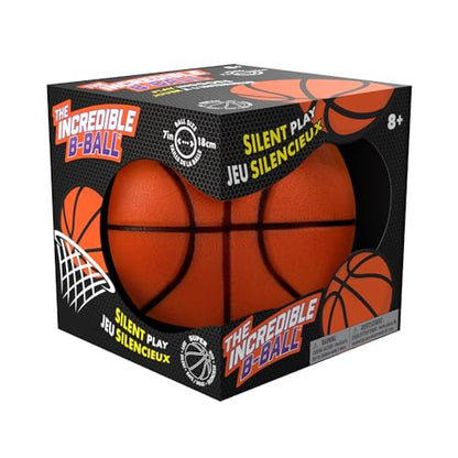 Incredible B-Ball Silent Play. A Foam Basketball, 7" (18cm), Orange