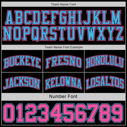 Custom Reversible Basketball Jerseys Men Youth, Personalized Sports Shirts Team Uniforms Printed Name Logo Number - color: Pink and Black - Blue and White