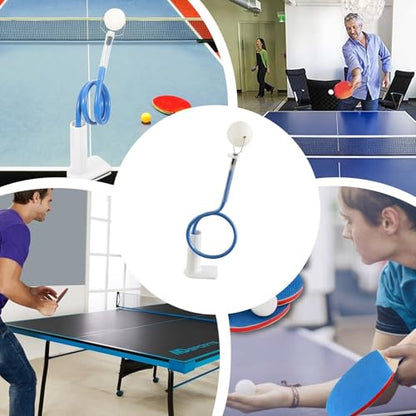 Table Tennis Trainer, Adjustable Rebound Table Tennis Trainer, Fixed Rapid Rebound Pingpong Ball Machine Pingpong Robot Trainer, Fixed Rapid Ball Clip Table Tennis Trainer