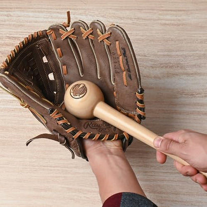 Rhino Wax - Baseball Glove Break-in Kits - May Include Premium Oil for Ball Gloves, Mallet for Breaking in, Shaping Wrap, and Microfiber Cloth - Everything to Get Your Glove Game Ready - size: Basic Breakin Kit