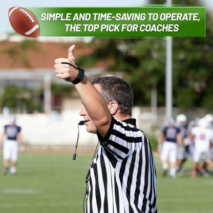 4PCS/8PCS Football Down Indicator Wristband, Durable Referee Wristband for Football Matches, Comfortable Officials Gear Essential Sports Accessories for Umpires Officiating Wear