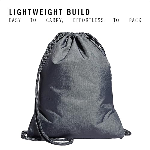 adidas Alliance Sackpack – Drawstring Backpack for Sports, Small Gym Bag - color: Jersey Onix Grey/Rose Gold/2