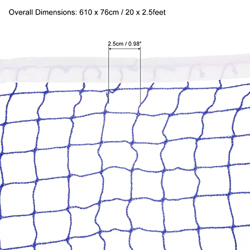 PATIKIL Badminton Net, Badminton Court Netting Replacement for Outdoor Indoor Beach Backyard - color: Blue