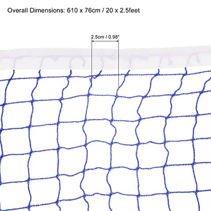 PATIKIL Badminton Net, Badminton Court Netting Replacement for Outdoor Indoor Beach Backyard - color: Blue