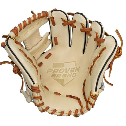 PBPRO Elite 10.5” Infield Baseball Training Glove – I Web Infield Trainer for Baseball