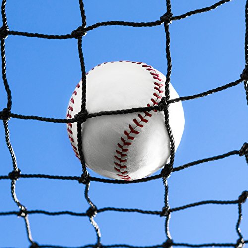 Premium Fully Edged Baseball Netting Panels | Heavy Duty #42 Grade & UV Stabilized - Overlocked Edging for Guaranteed Durability [Available in 21 Sizes] - size: 12ft x 60ft