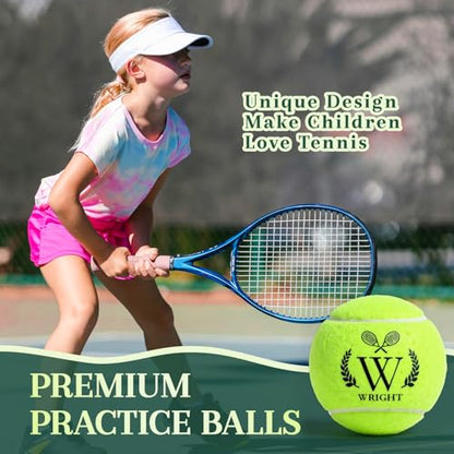 Personalized Tennis Ball, Gifts for Tennis Lovers, Custom Name Tennis Ball, Pet Playing Balls, Training & Practice Balls for Beginners, Tennis Players, Tennis Coach, Birthday Xmas Gifts